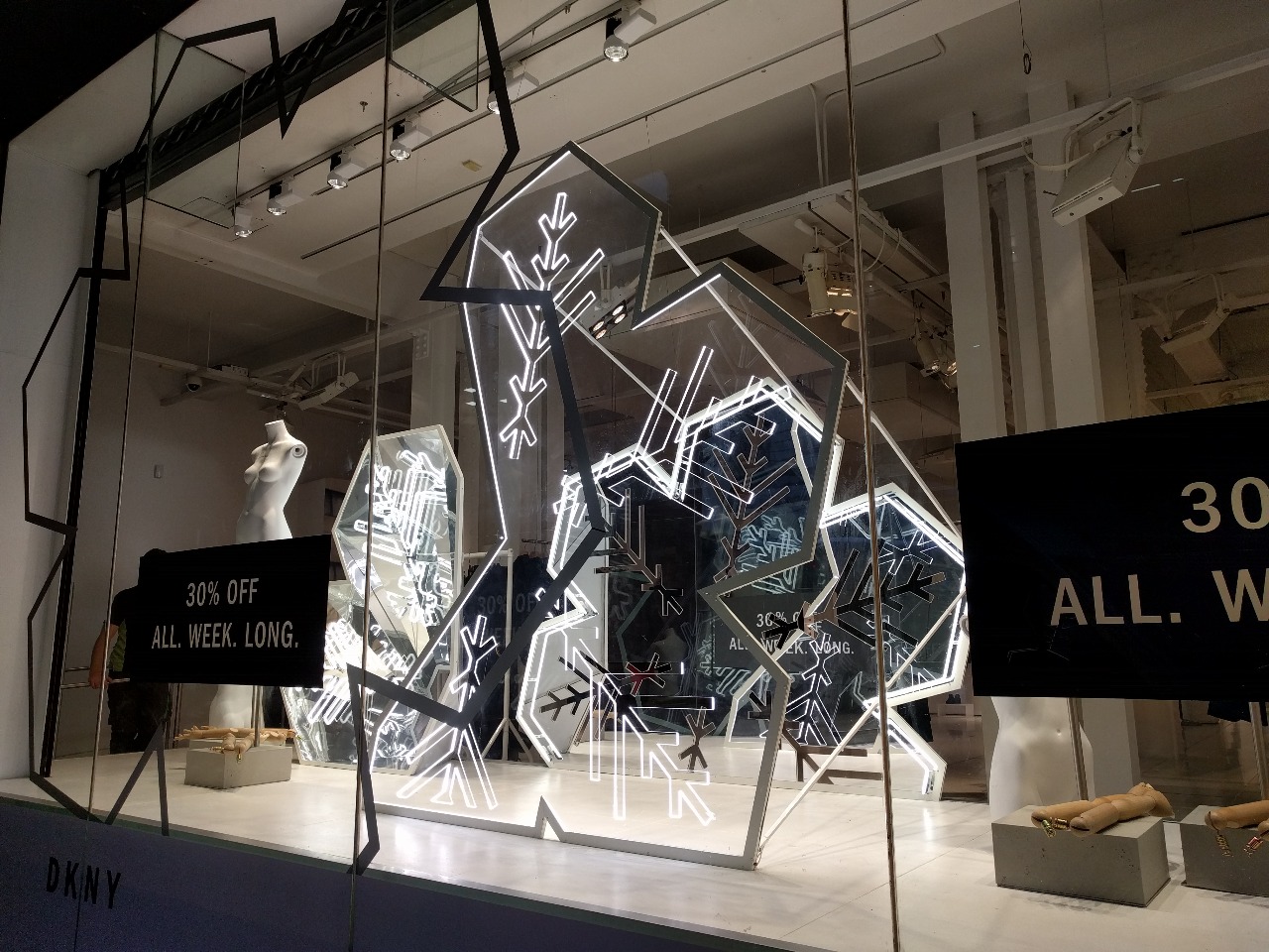 Acrylic Window Display Works by Color Design Adv Digital and Offset